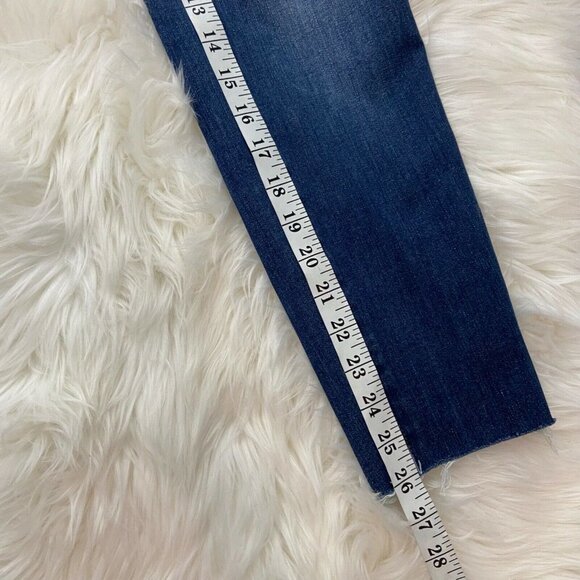 J. Crew Lookout High Rise Skinny Denim Raw Hem 27 - Picture 9 of 9